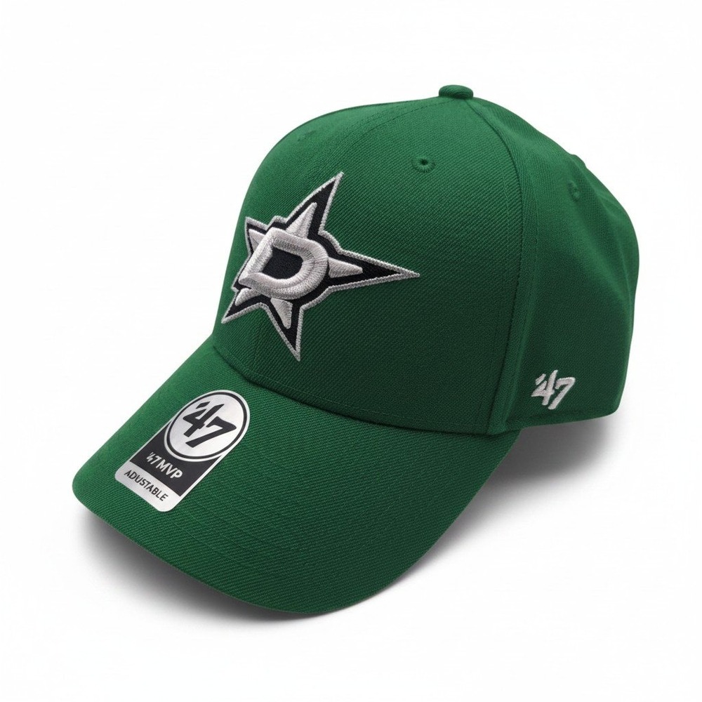 '47‎ Brand Dallas Stars NHL MVP Hat Green Adjustable Hook and Loop OSFA Cap